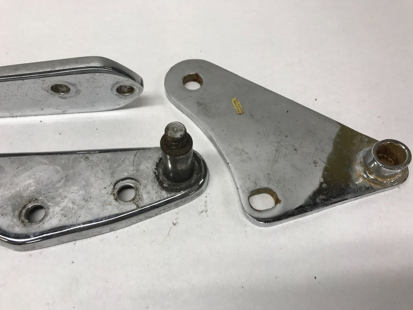 Lot Harley Foot peg Foot Control Mounts Brackets Chrome