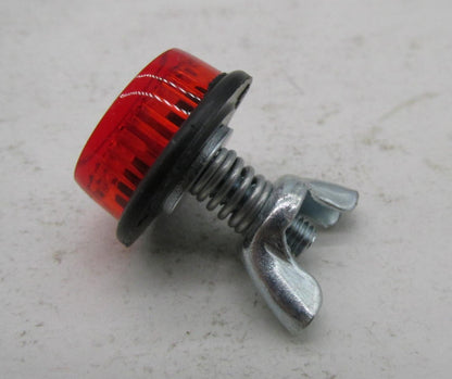 Lot of 21 Chris Products Safety Red Licence Plate Reflectors