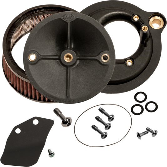 S & S Cycle Super Stock Stealth Air Cleaner Kit 170-0354C