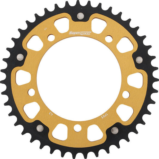 Supersprox Rear Stealth Sprocket 43T Gold RST-1793-43-GLD