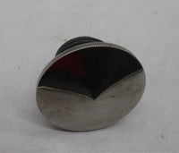 Harley Davidson Custom Chopper Polished Chrome Convex Pointed Fuel Gas Tank Cap