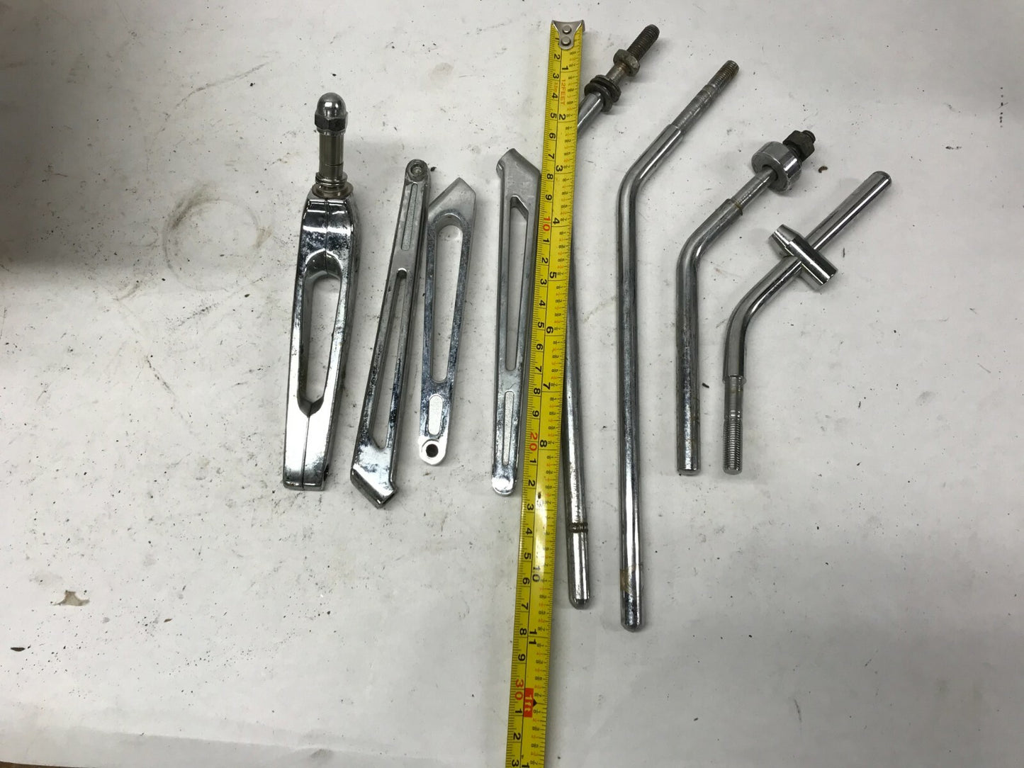Mixed Lot Harley Davidson Mirrors Stems Chrome Slotted Custom
