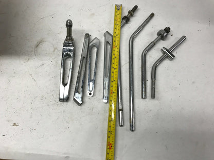 Mixed Lot Harley Davidson Mirrors Stems Chrome Slotted Custom