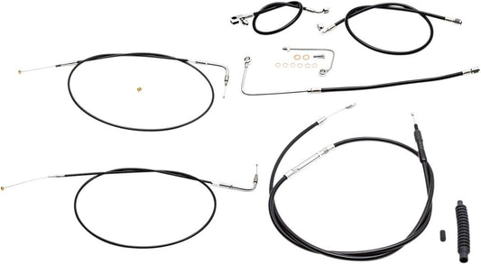 LA Choppers Standard Handlebar Cable/Brake Line Kit LA-8151KT-16B