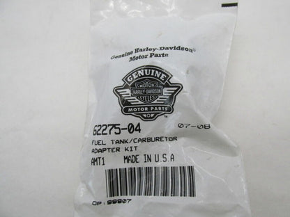 Harley Davidson Genuine NOS Fuel Gas Tank Carburetor Adapter Kit 62275-04
