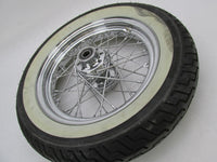 Harley Genuine Spoke Front Wheel 16X3 Whitewall Tire MT90B16 Dunlop D402F