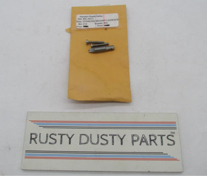 Harley Davidson Bright Ass Lights Stainless Security Screw Set BAL-SEC1