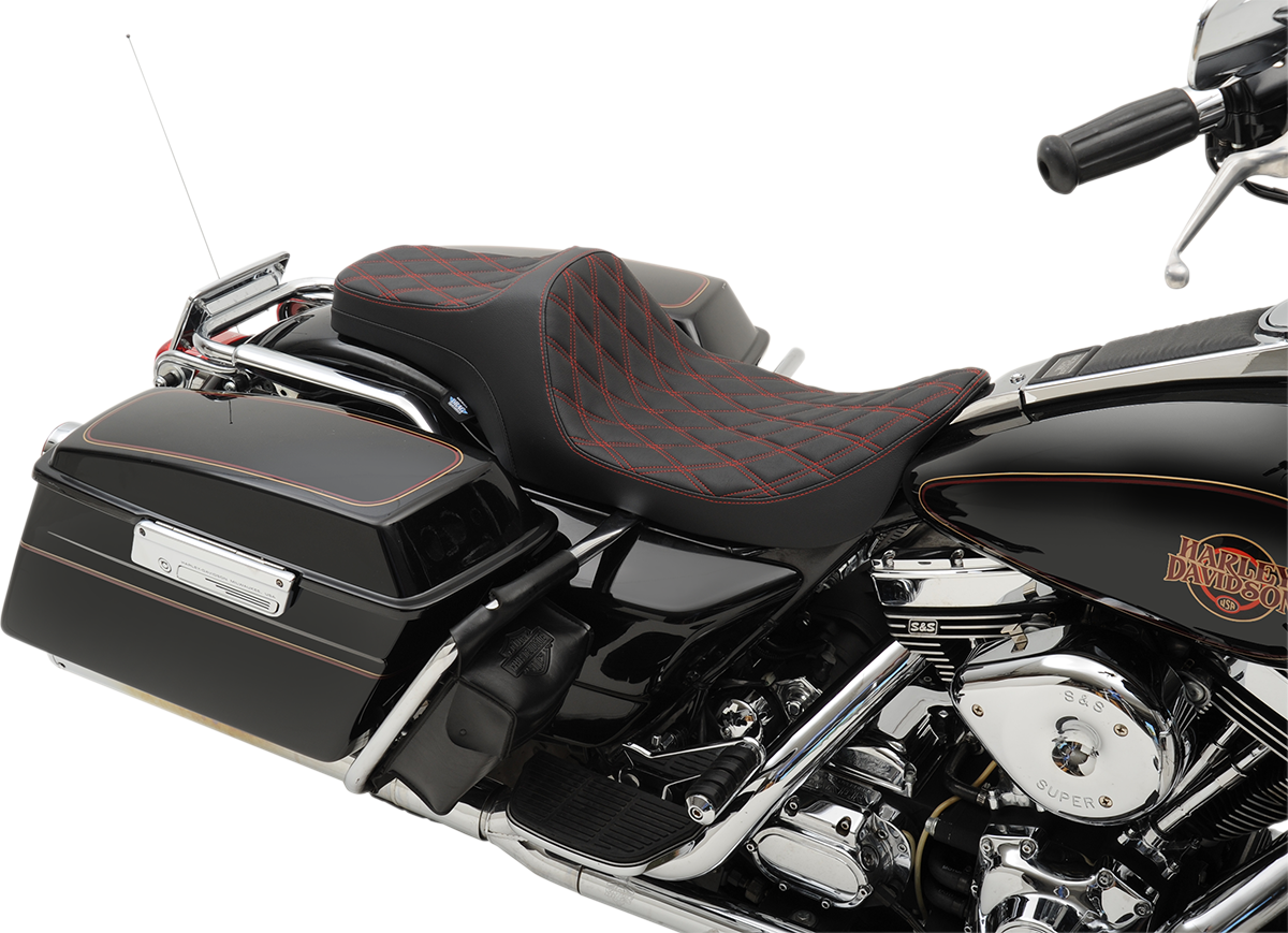 Drag Specialties Predator III Seat Double Diamond 0801-1131