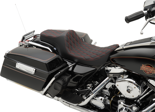 Drag Specialties Predator III Seat Double Diamond 0801-1131