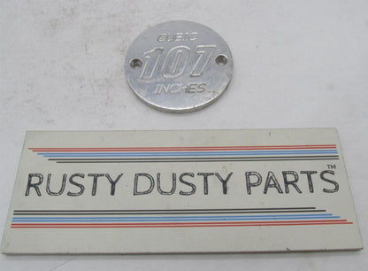 Harley Davidson 107 Cubic Inch Aluminum 2 Hole Timing Points Cover