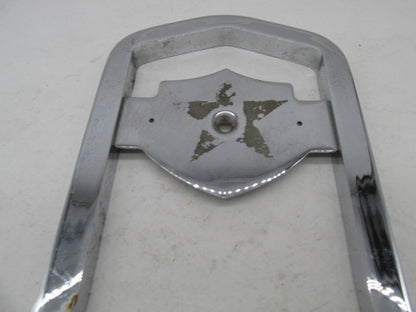 Harley-Davidson 11 2.5" Tall Chrome Sissy Bar Back Rest Bracket 5-5/8" Wide