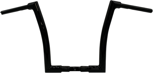 Fat Baggers, Inc. 1-1/2" EZ Install Flat Top Handlebar 14" Black 606014-B