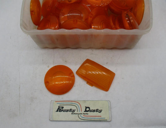 Large Lot of Harley Davidson Touring Turn Signal Fender Marker Light Amber Lense