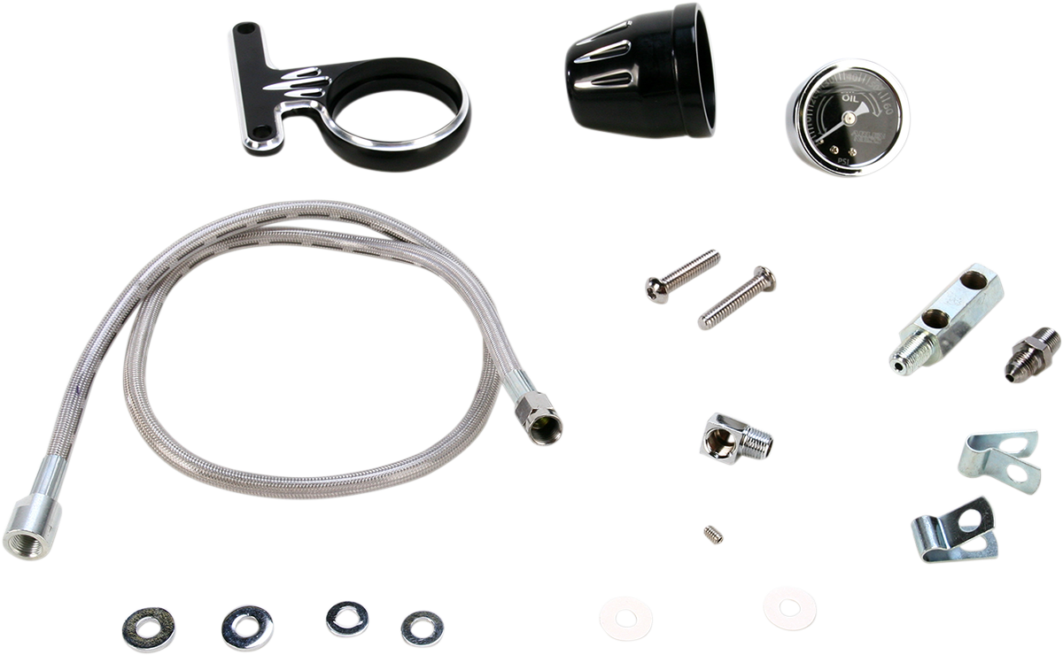 Arlen Ness Oil Pressure Gauge Kit Deep Cut 15-667