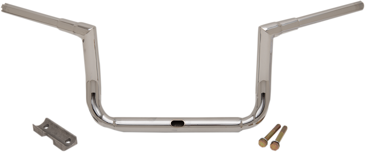 LA Choppers 1 1/2" Grande Twin Peaks Touring Handlebars 10" Chrome LA-7365-10