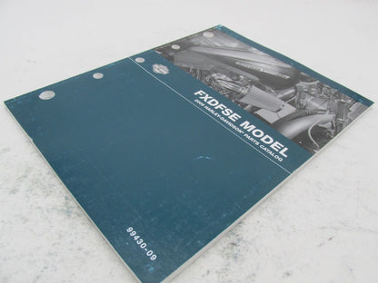 Harley-Davidson Official Factory 2009 FXDFSE Model Parts Catalog 99430-09