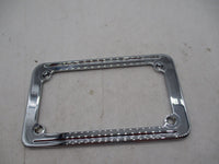 Harley Davidson Drag Specialties Chrome License Plate Frame DS20300214 2030-0214