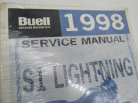 Buell NOS Sealed Official Factory 1998 Lightning S1 Service Manual 99490-98Y