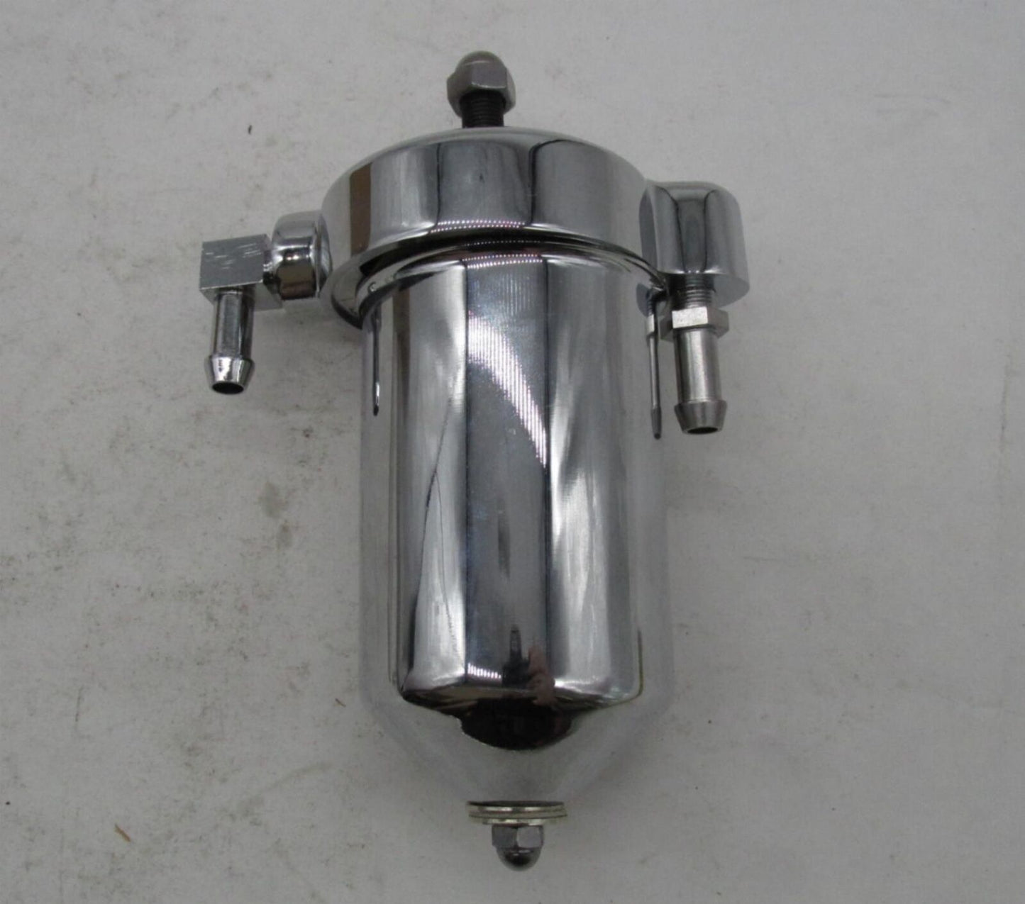 Harley Drag Specialties Polished Chrome Remote Oil Filter Housing DS275100