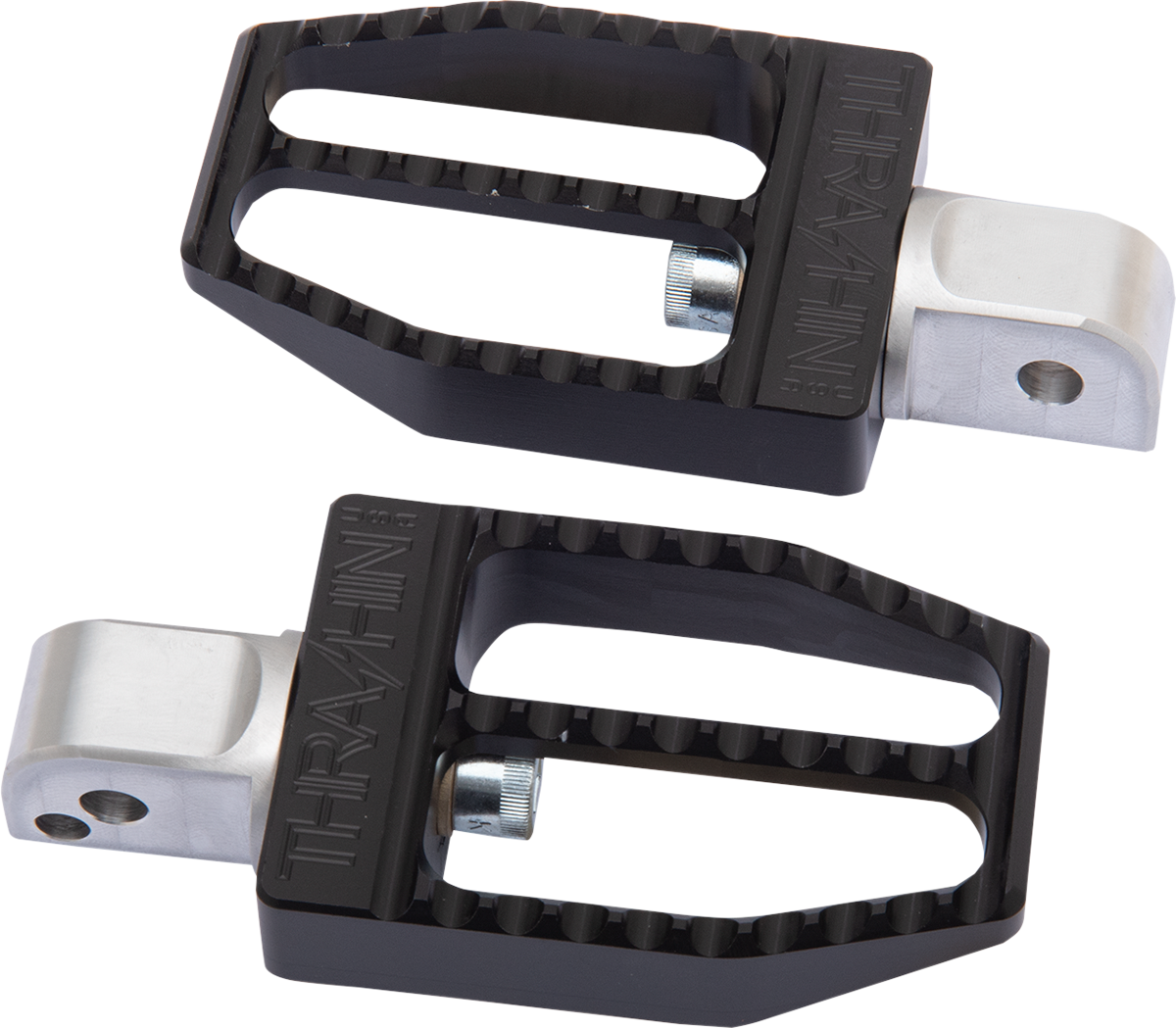 THRASHIN SUPPLY CO. Militant Footpegs Black Rear TSC-2019-1-SR