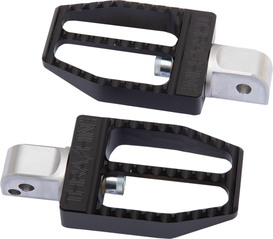 THRASHIN SUPPLY CO. Militant Footpegs Black Rear TSC-2019-1-SR