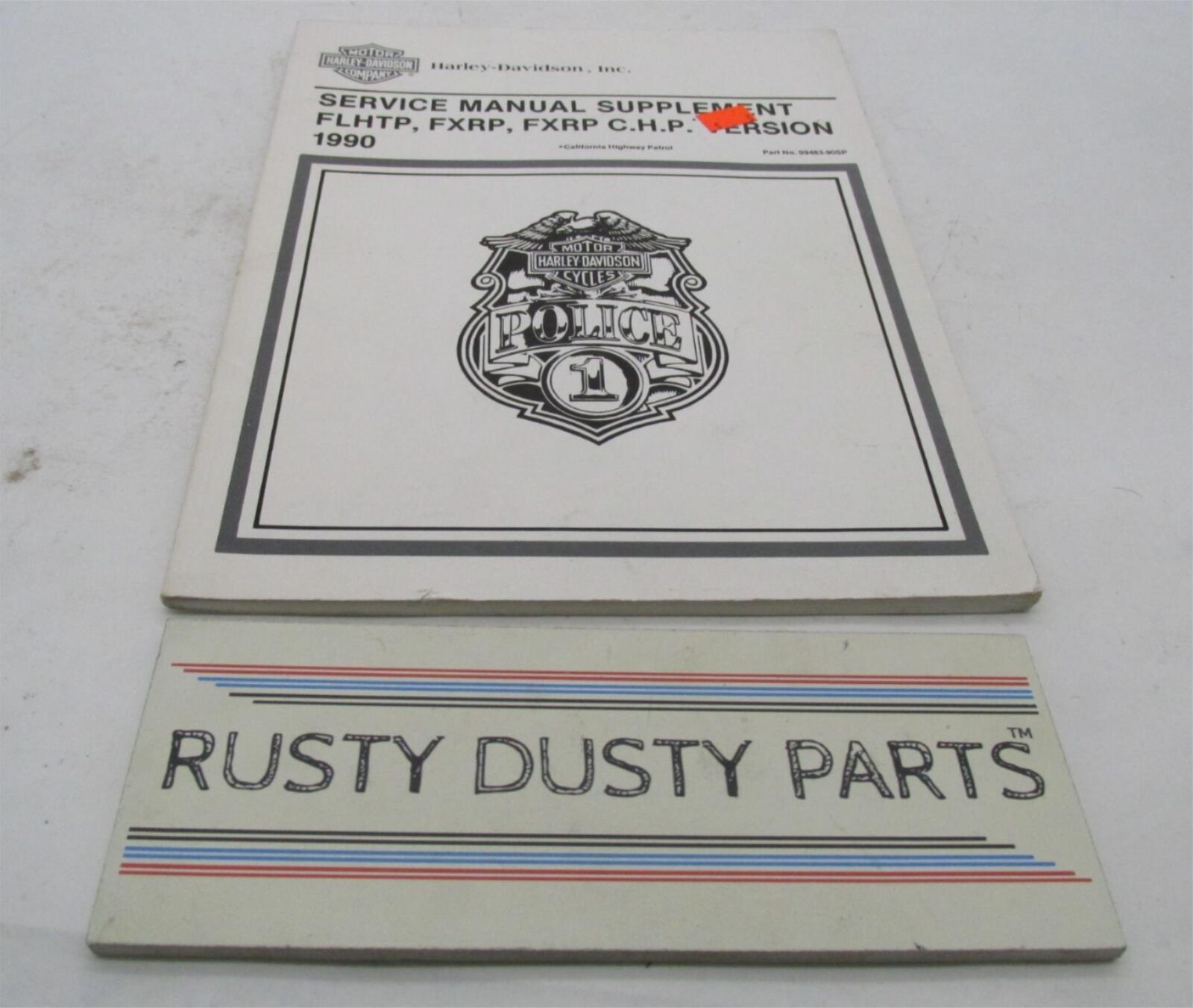 Harley Davidson Official Factory 1990 FLHT Service Manual Supplement 99483-90SP