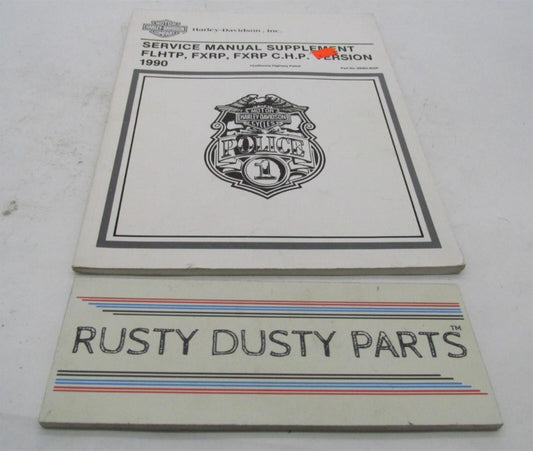 Harley Davidson Official Factory 1990 FLHT Service Manual Supplement 99483-90SP