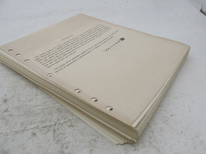 Vintage Yankee OSSA Official Factory NOS 1971-1972 Service Repair Manual