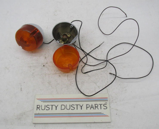Pair of Harley Davidson Genuine Touring Turn Signal Assemblies w/ Amber Lenses