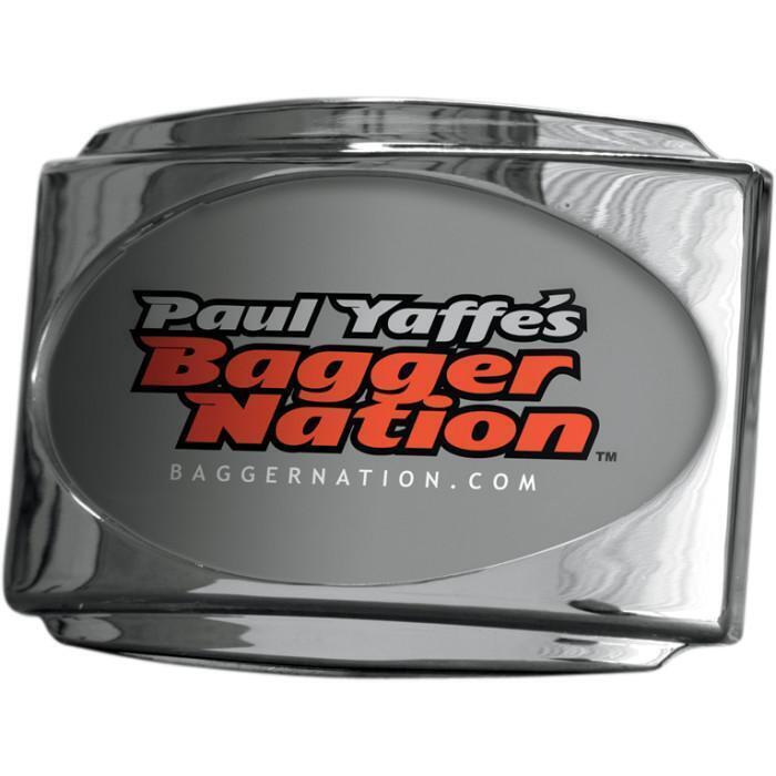Paul Yaffe CVO Universal Stealth III License Plate Frame Chrome USLP3-C