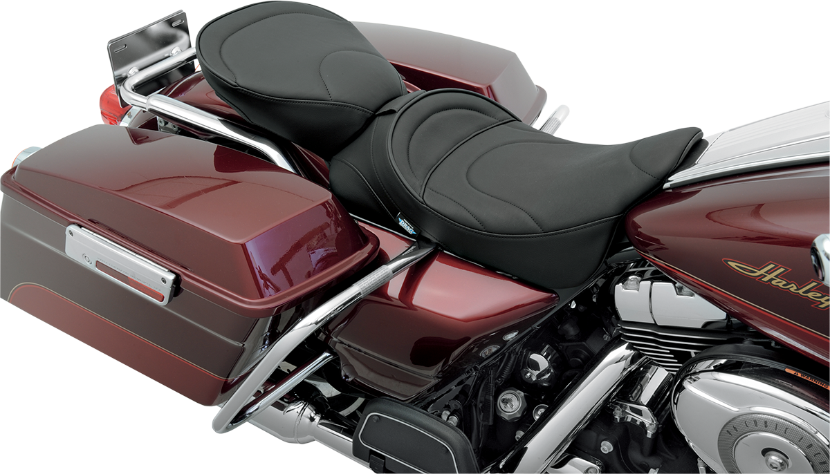 Drag Specialties Solo Rear/Pillion Seat Wide - Mild Stitch 0801-0467