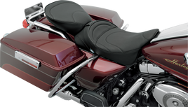 Drag Specialties Solo Rear/Pillion Seat Wide - Mild Stitch 0801-0467