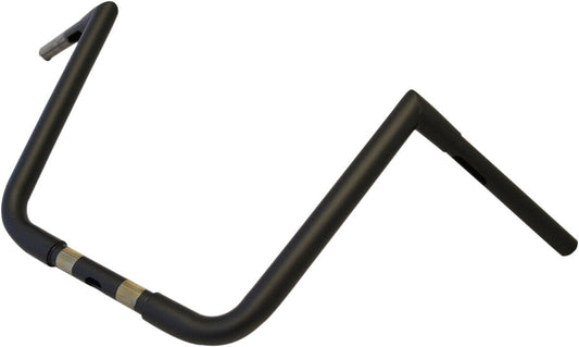 LA Choppers 1 1/4" Big Twin Peaks Handlebars 13" Flat Black LA-7360-13M