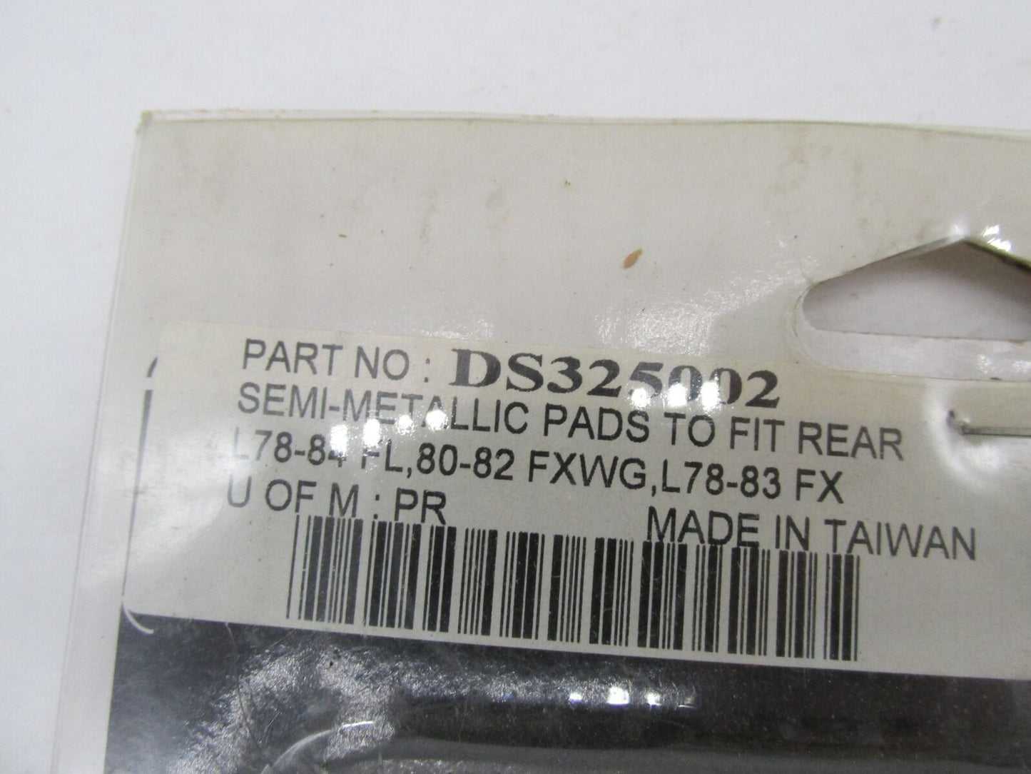 Harley Davidson Drag Specialties Semi-Metallic Brake Pads FL FXWG FX DS-325002