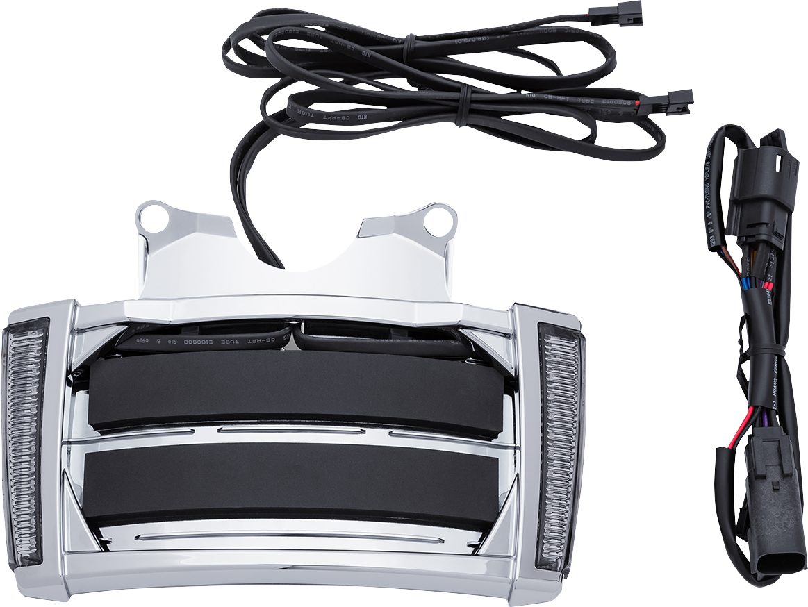 CIRO LED Lighted License Plate Frame Chrome/Smoke 40301