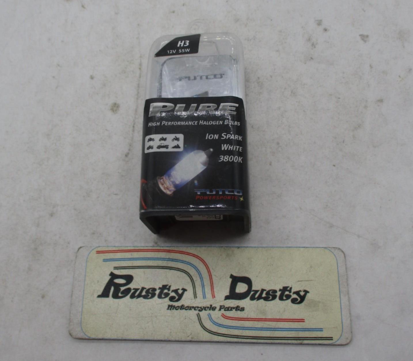 Putco Halogen H3 12V 55W 3800K Headlight Ion White Bulb 230003SW-S