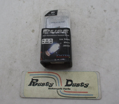 Putco Halogen H3 12V 55W 3800K Headlight Ion White Bulb 230003SW-S