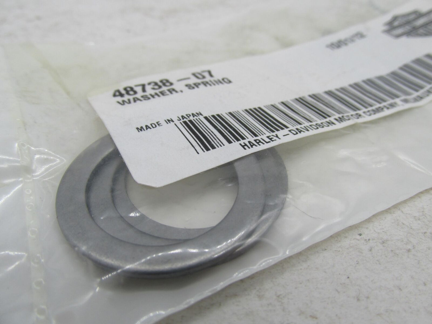 Lot of 3 Harley-Davidson Genuine NOS Spring Washers 48738-07