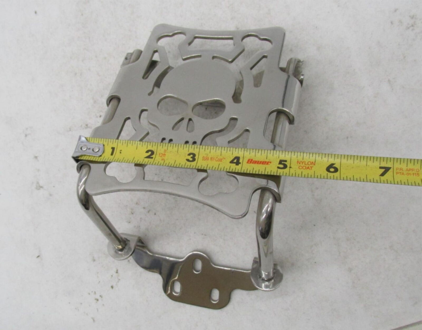 Harley Davidson Mini Chrome Skull Luggage Rack