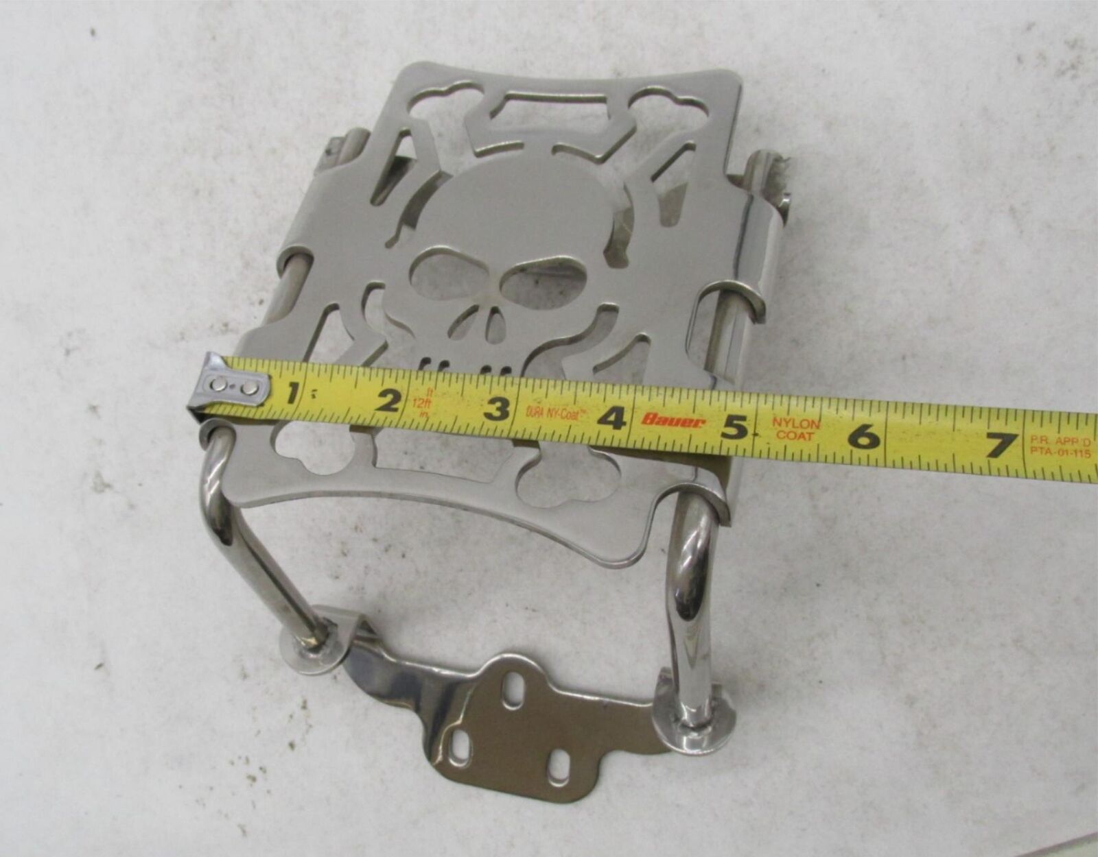 Harley Davidson Mini Chrome Skull Luggage Rack