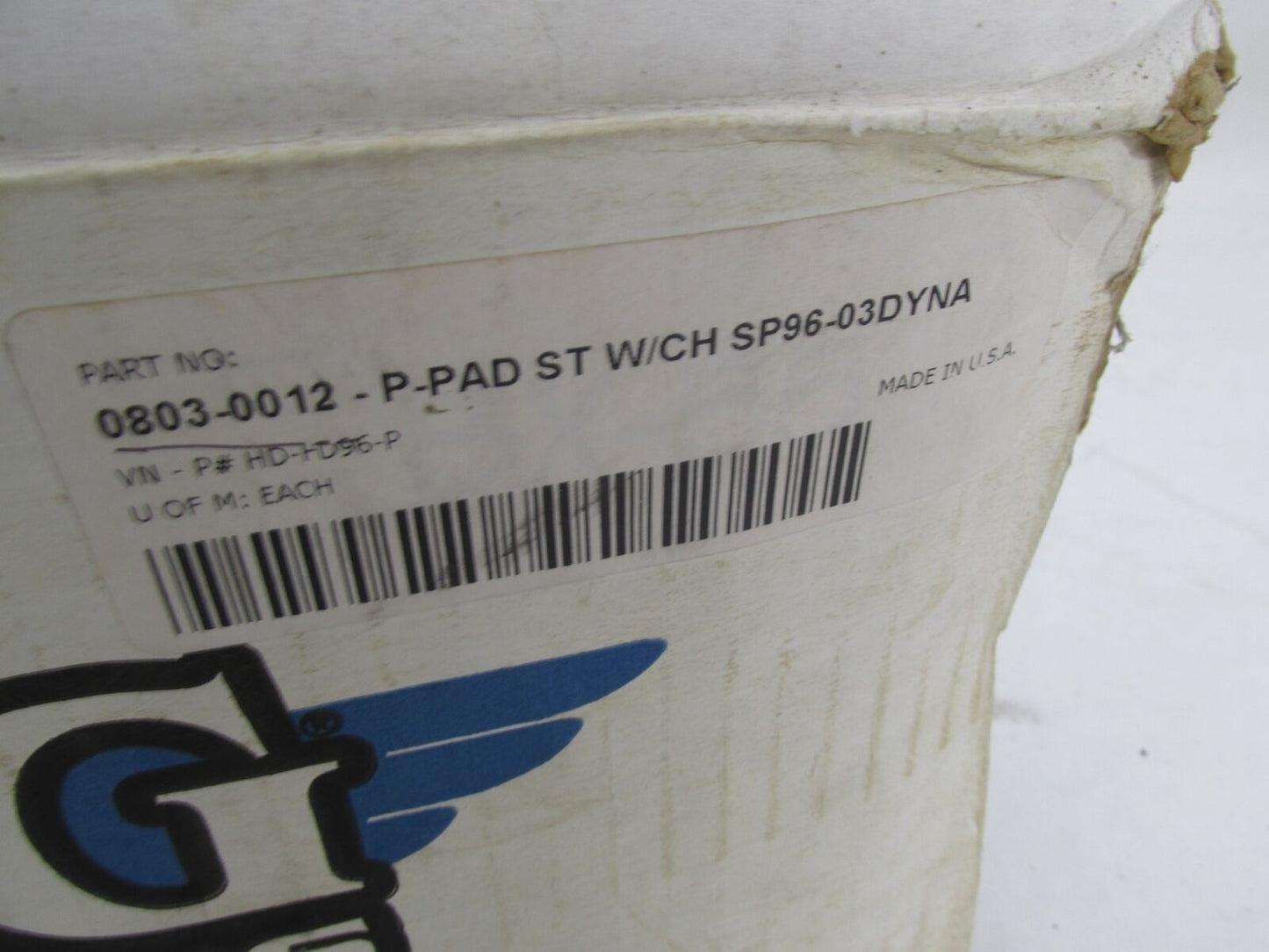 Harley Davidson Corbin Solo Seat P-Pad ST W/CH SP96-03DYNA  0803-0012 HD-HD96-P