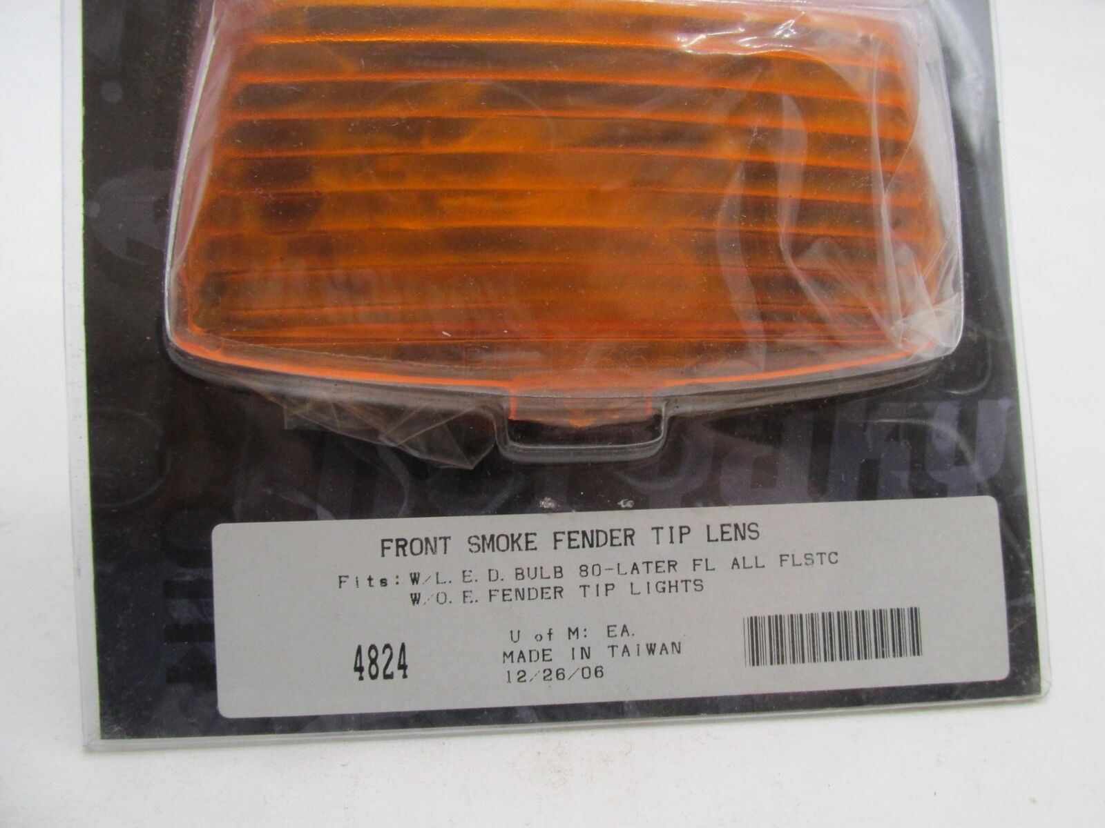 Harley Davidson Genuine Amber Fender Tip Marker Light Lens