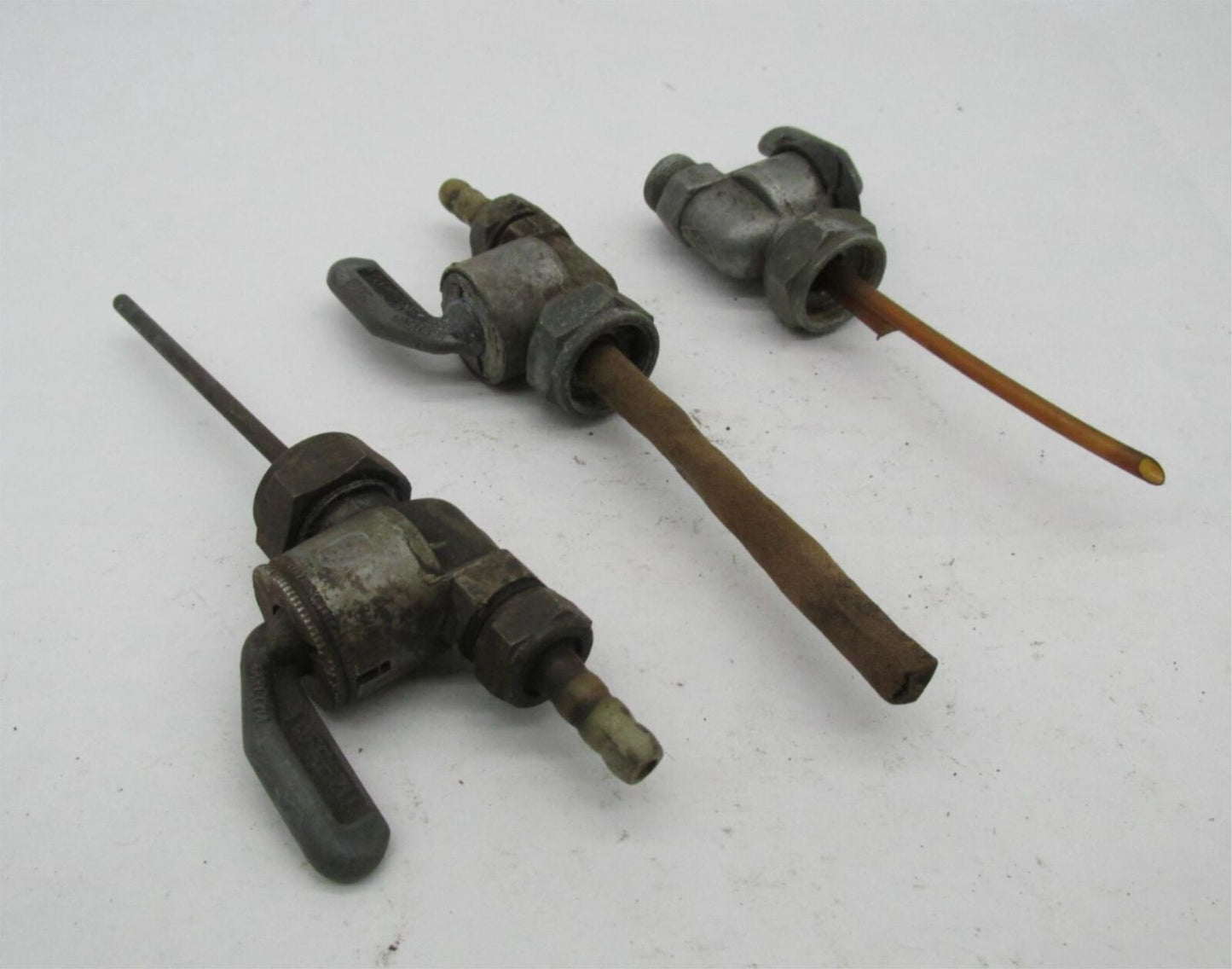 Lot of 3 Vintage Germa BMW Motorcycle Fuel Gas Petcocks Valves German