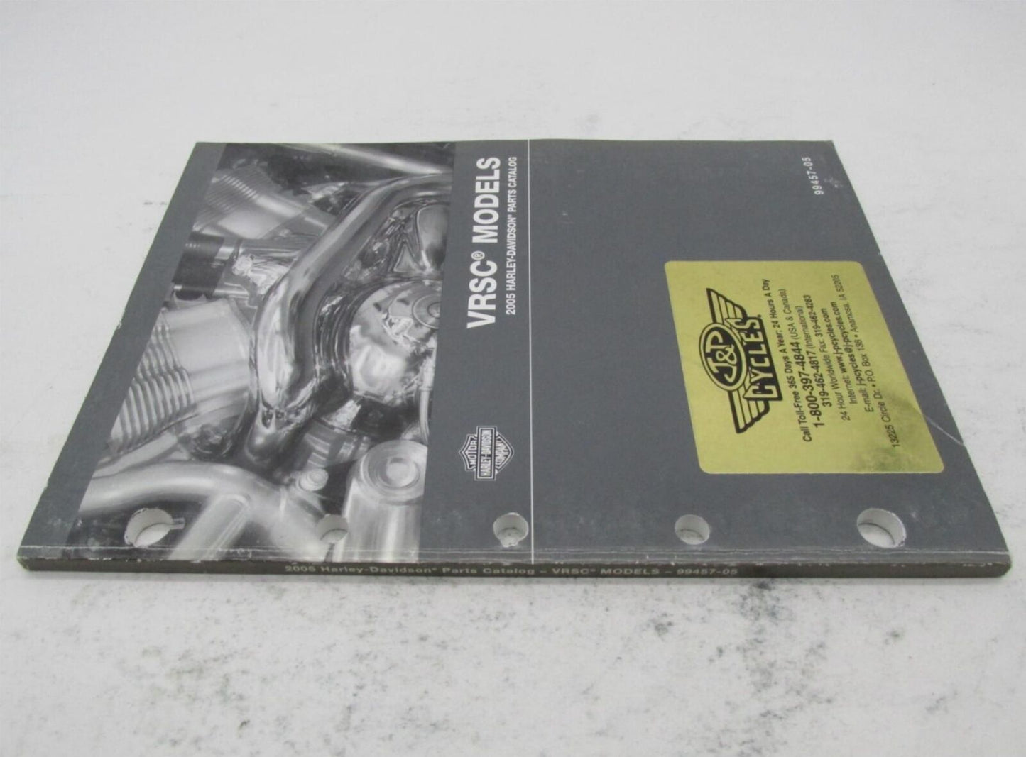 Harley-Davidson Official Factory 2005 VRSC V-Rod Models Parts Catalog 99457-05