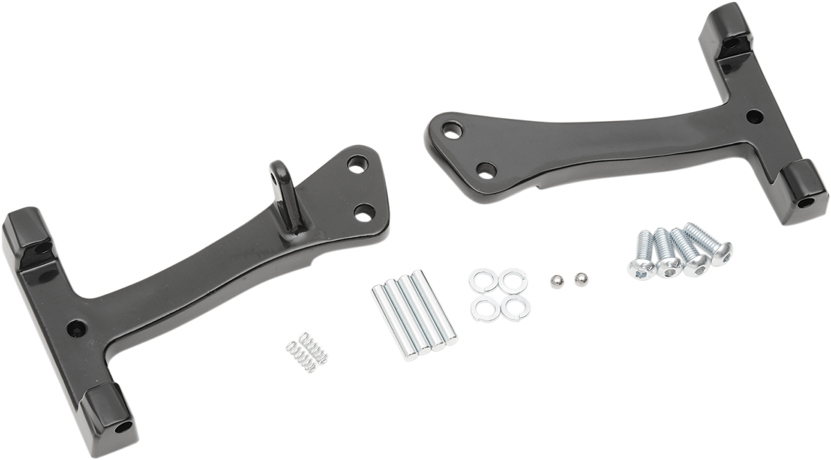 Drag Specialties Passenger Floorboard Mount Kits Black 1621-0727