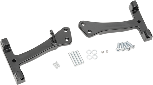 Drag Specialties Passenger Floorboard Mount Kits Black 1621-0727