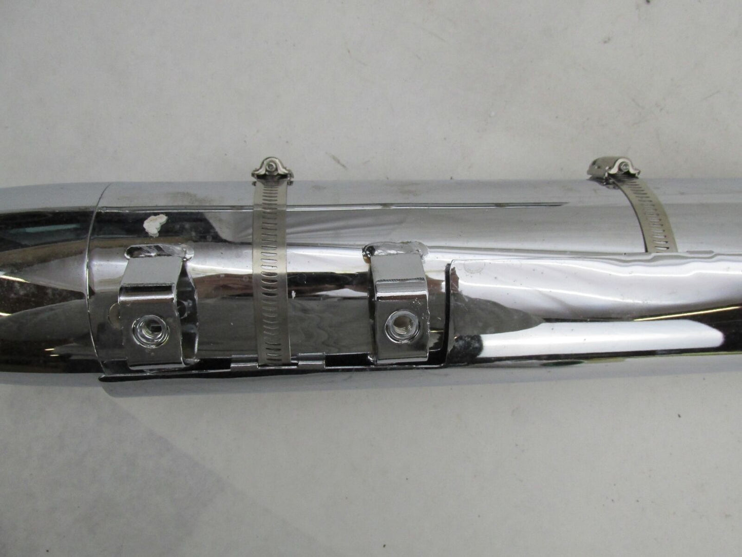 Set of Harley Davidson Touring Chrome After Market Exhaust Mufflers