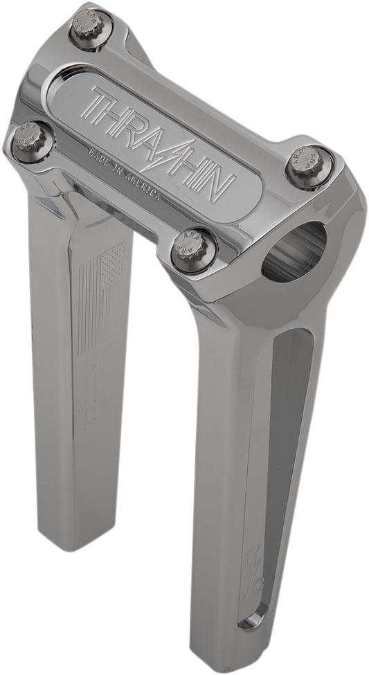 THRASHIN SUPPLY CO. Handlebar Risers 8" Rise Chrome TSC-8000-3
