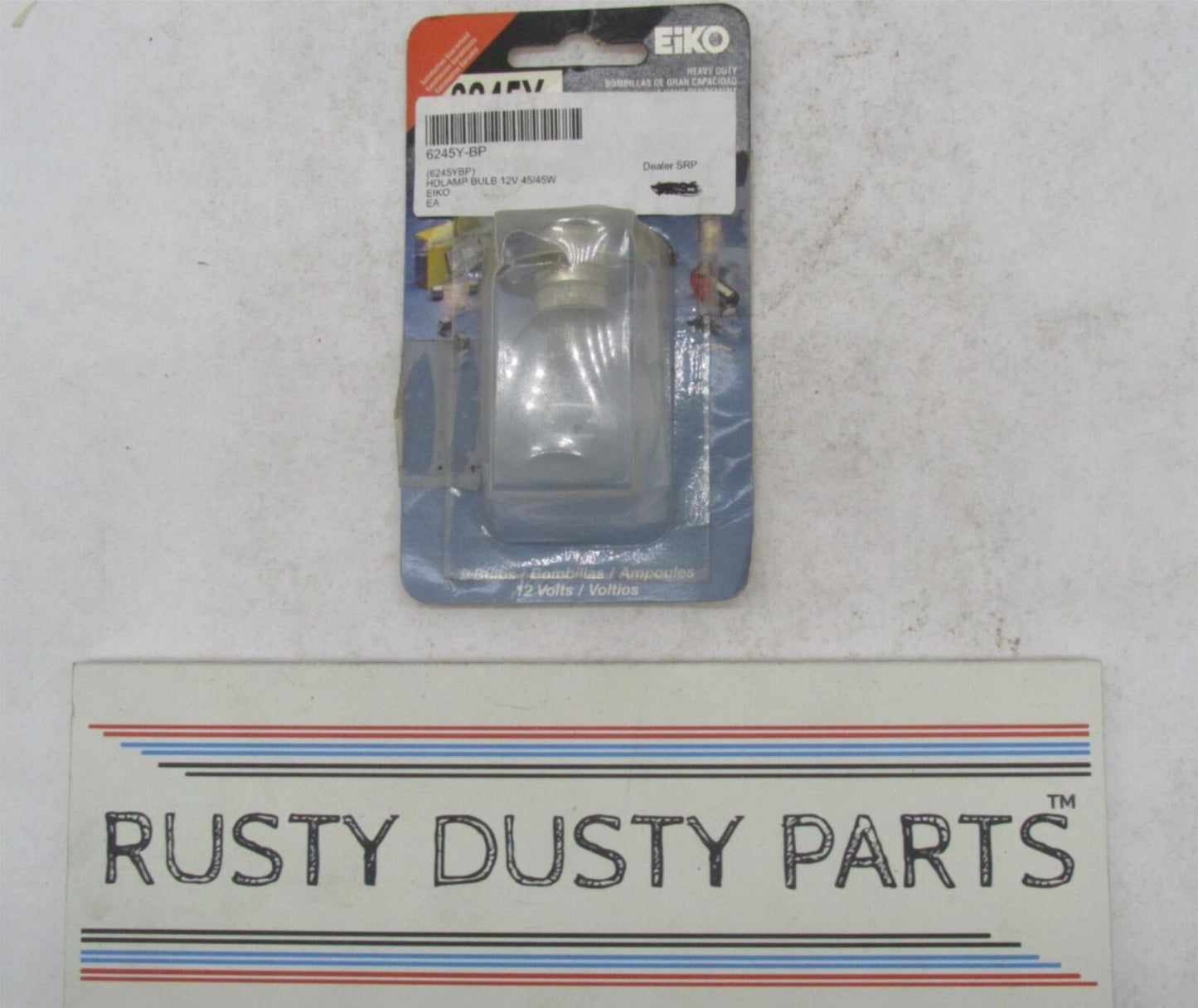 Eiko 6245Y HD 12V 45/45W 6245Y-BP Light Bulb