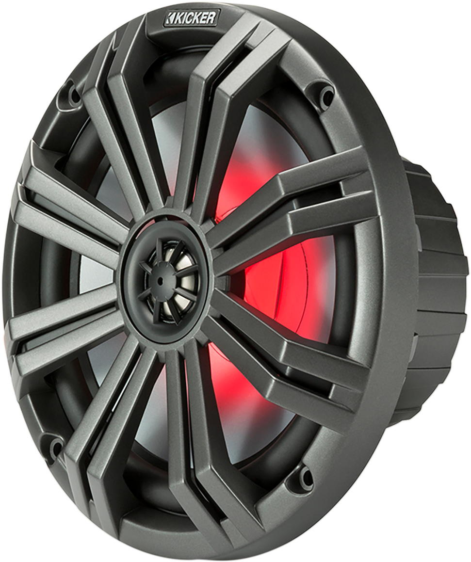 KICKER All-Weather Coaxial Speakers with LED Lighting 45KM84L